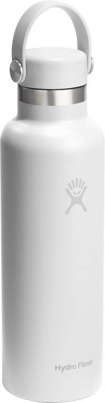 Hydro Flask 621 ml Standard Mouth bottle in White