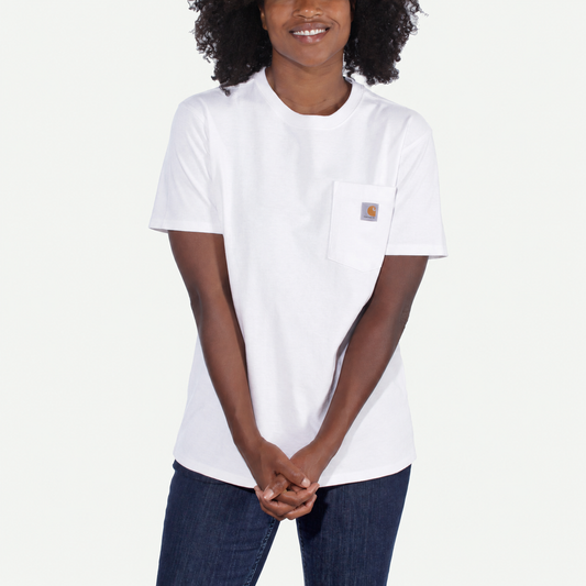 Carhartt 103067 White model photo on light grey