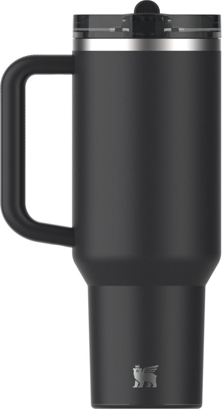 Stanley Quencher® ProTour 1180 ml recycled stainless steel insulated flip straw tumbler - Black | 10097990_b2.jpg
