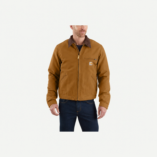 Carhartt Duck Detroit Jacket in Carhartt Brown