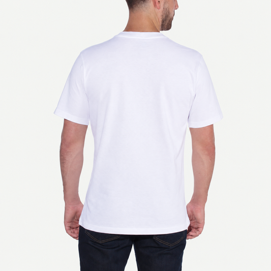 Carhartt 104264 White model photo on light grey