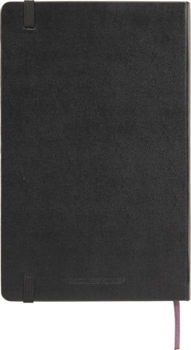 Moleskine 107154 ruled hardcover notebook in Black