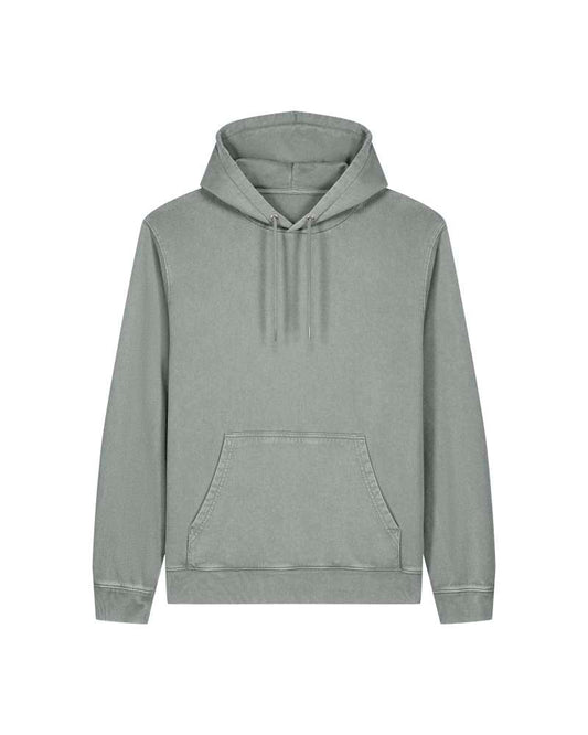 Garment-Dyed French Terry Hoodie - G. Dyed Misty Grey - 1