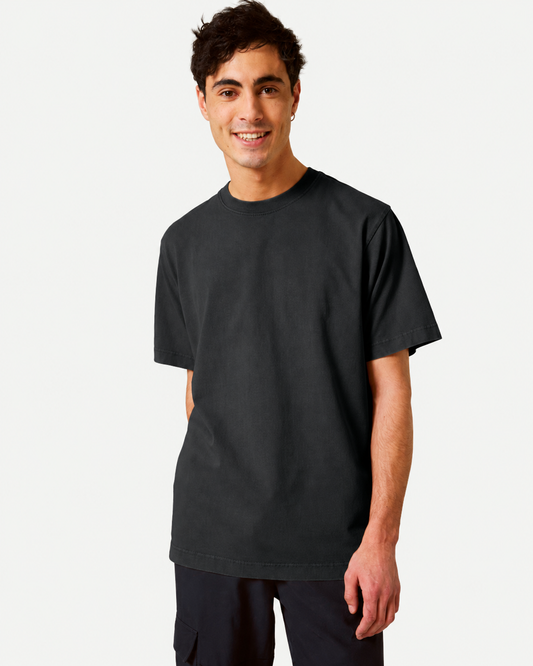 Stanley/Stella Garment-dyed Heavyweight Tee in G. Dyed Black Rock